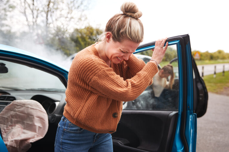 Car accident scene guidance